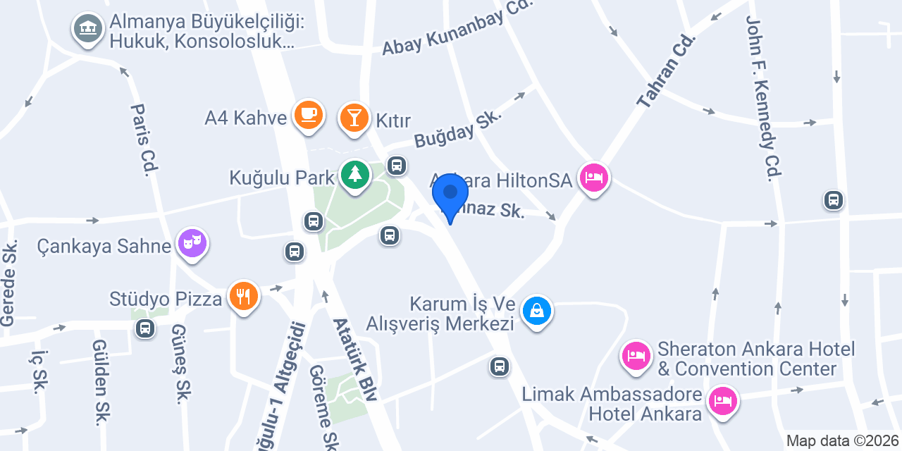 Dr. Hande Alp Muayenehanesi konumu