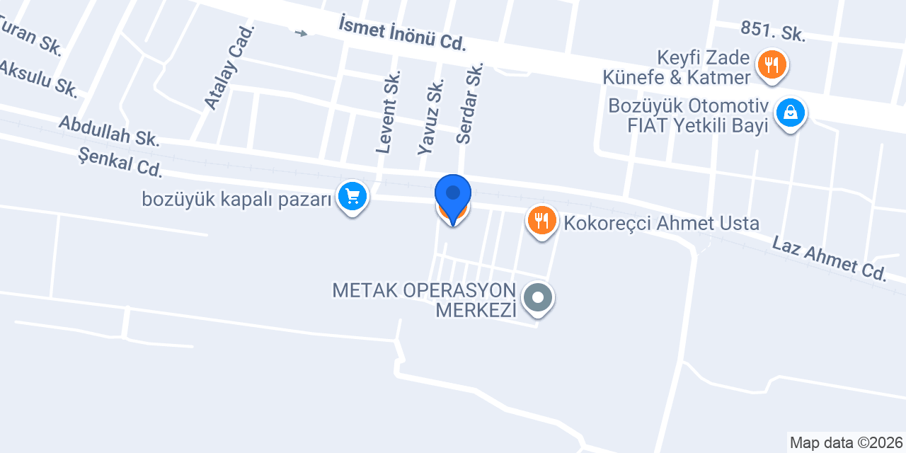 Bozüyük Çınar Kokoreç konumu