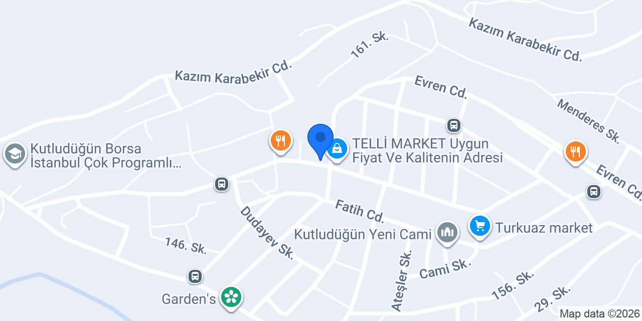 İtimat Manifatura Giyim Perde konumu