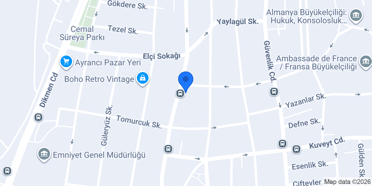 Yogaville Ankara konumu