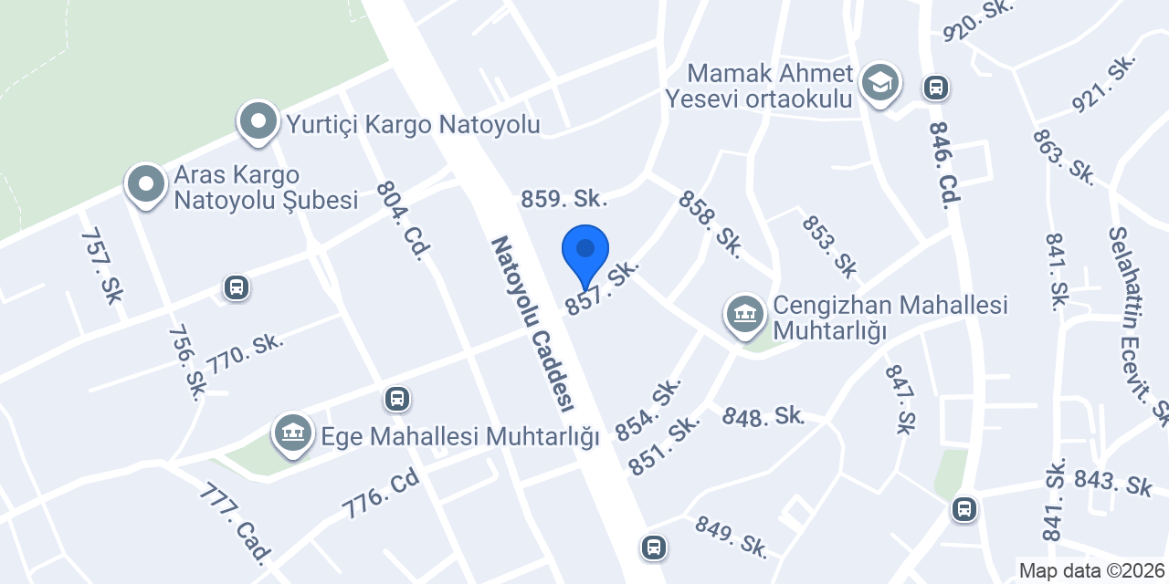 Özel Mamak Ege Sürücü Kursu konumu