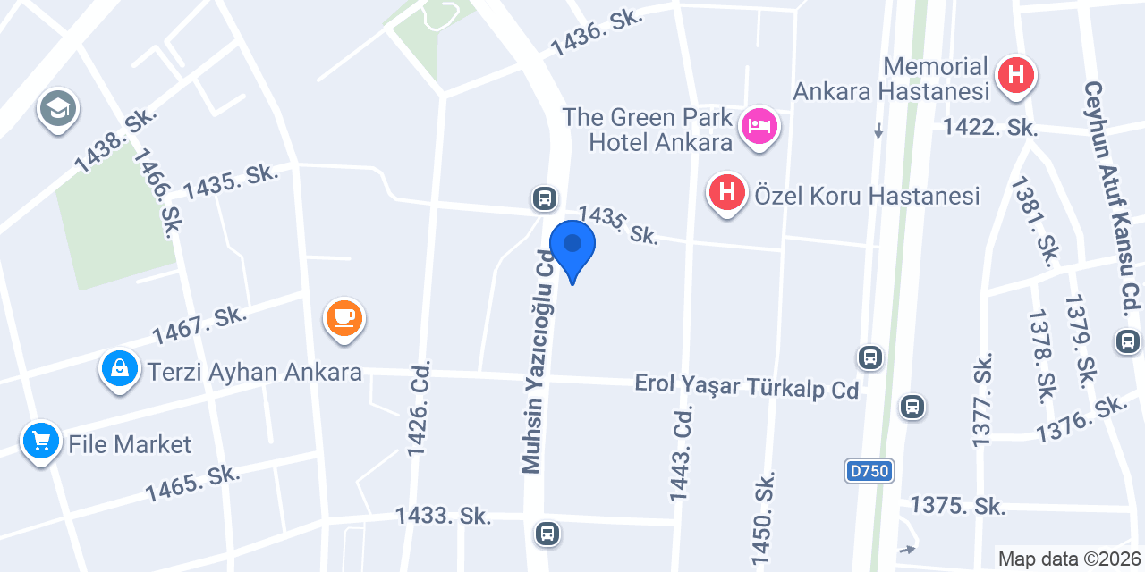 Halkbank Çukurambar Şubesi konumu