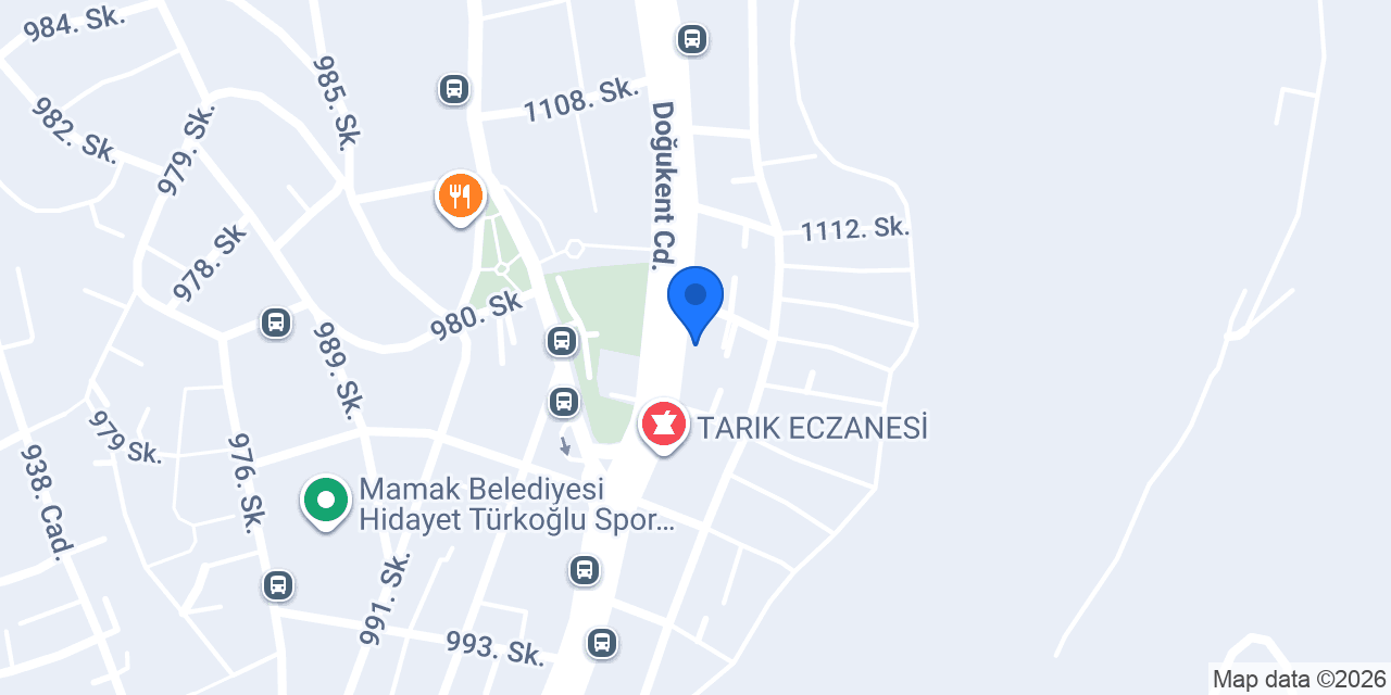 Diş Hekimi Nur Sena Çiçek konumu