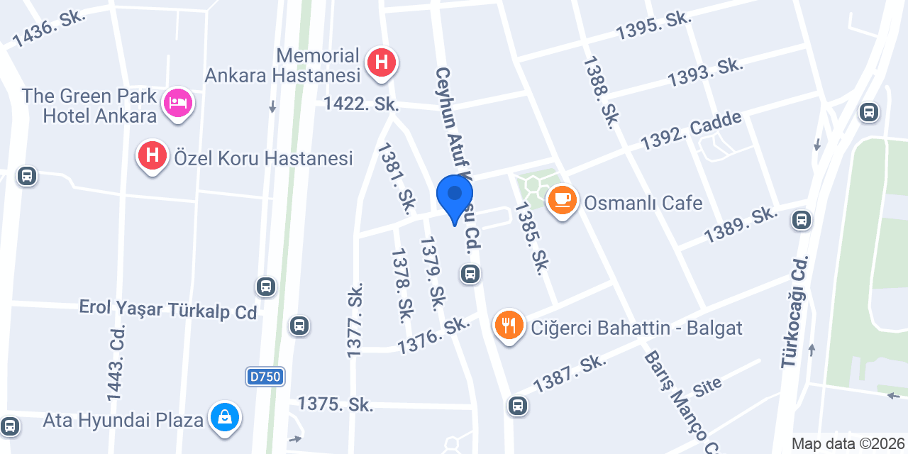 Arora Ankara Fabrika Satış Mağazası konumu