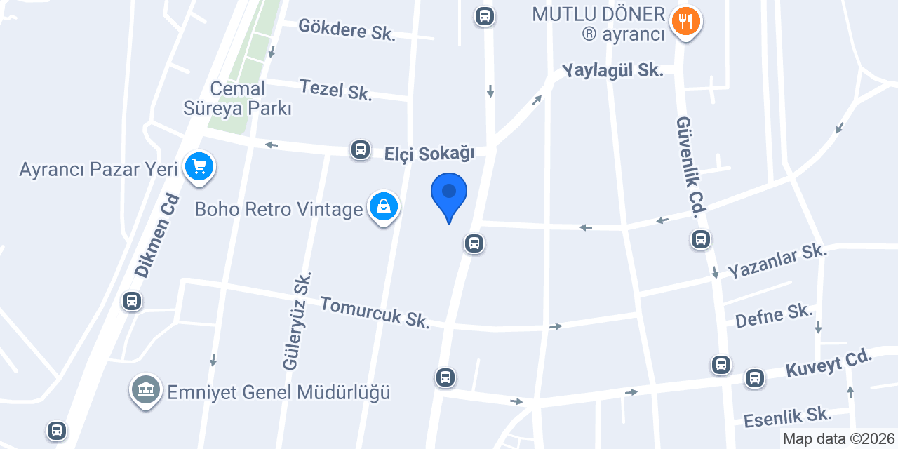 Vetroom Korusev Hayvan Hastanesi konumu