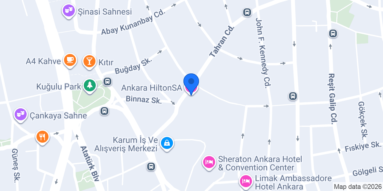Ankara HiltonSA konumu