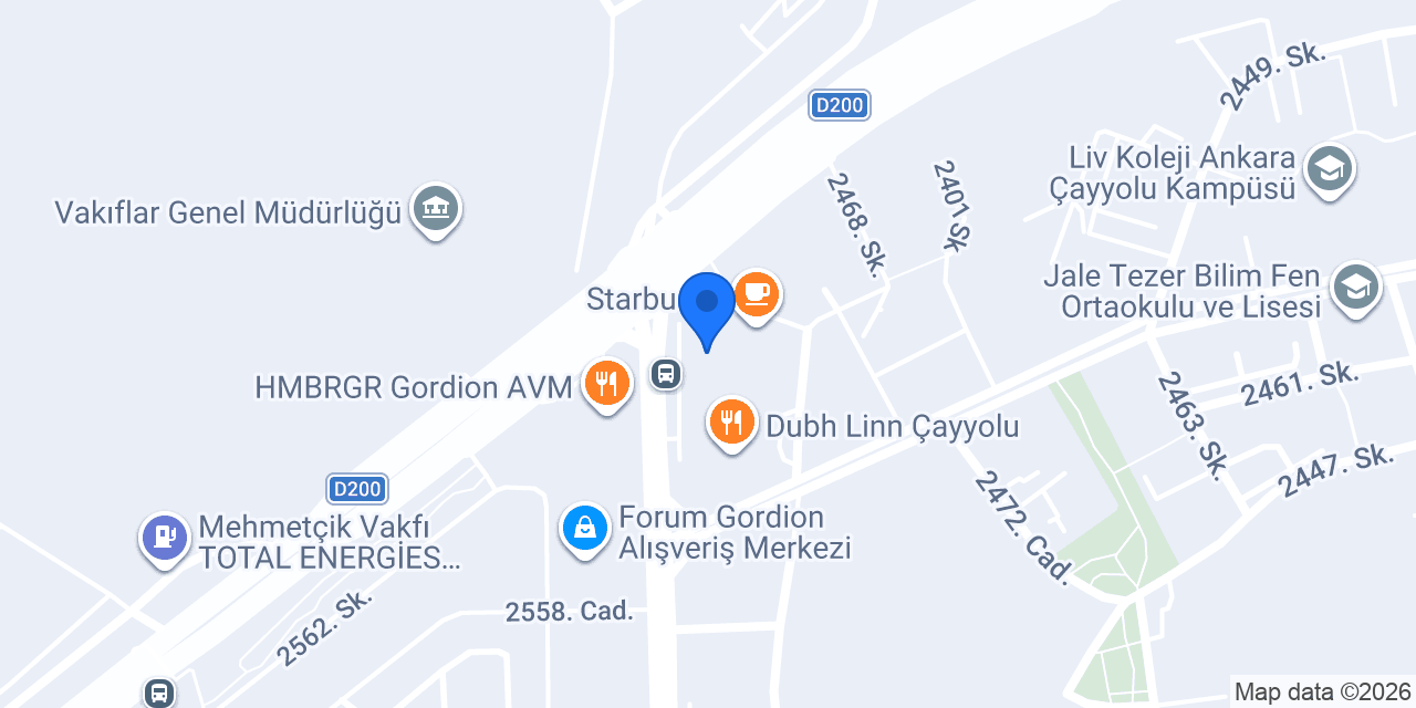 Bilgiç Hukuk Bürosu konumu