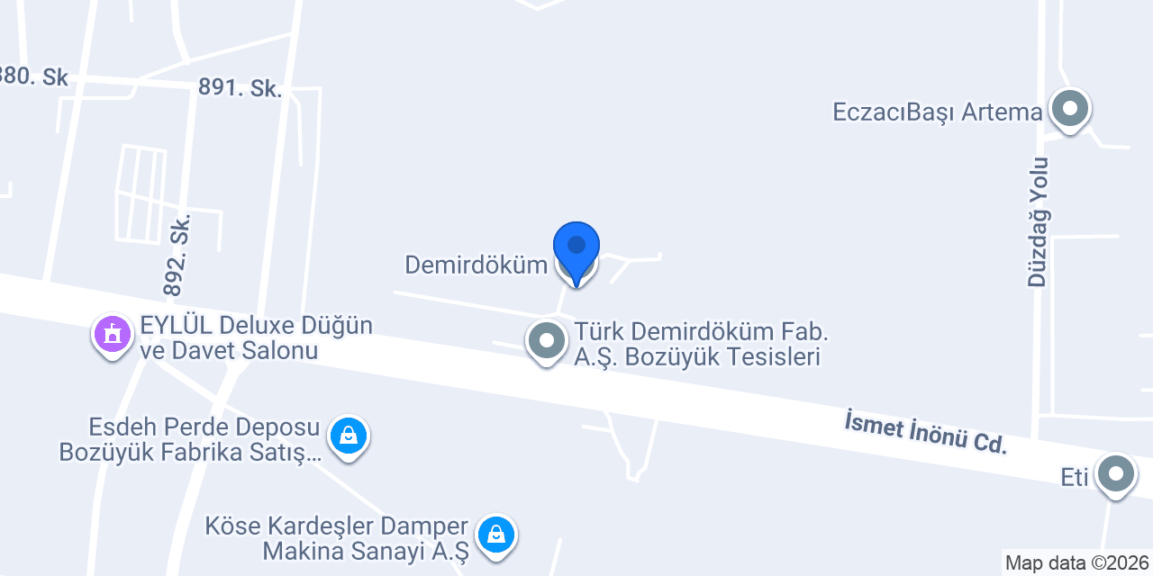 Demirdöküm konumu