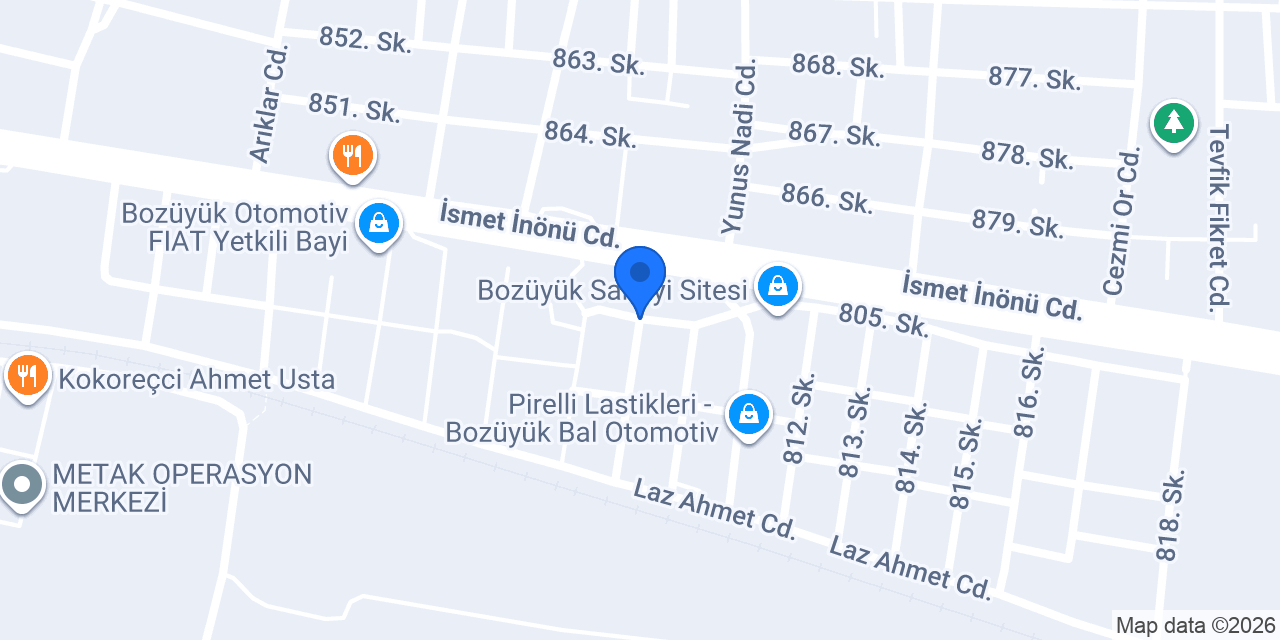 Gül Mobilya konumu