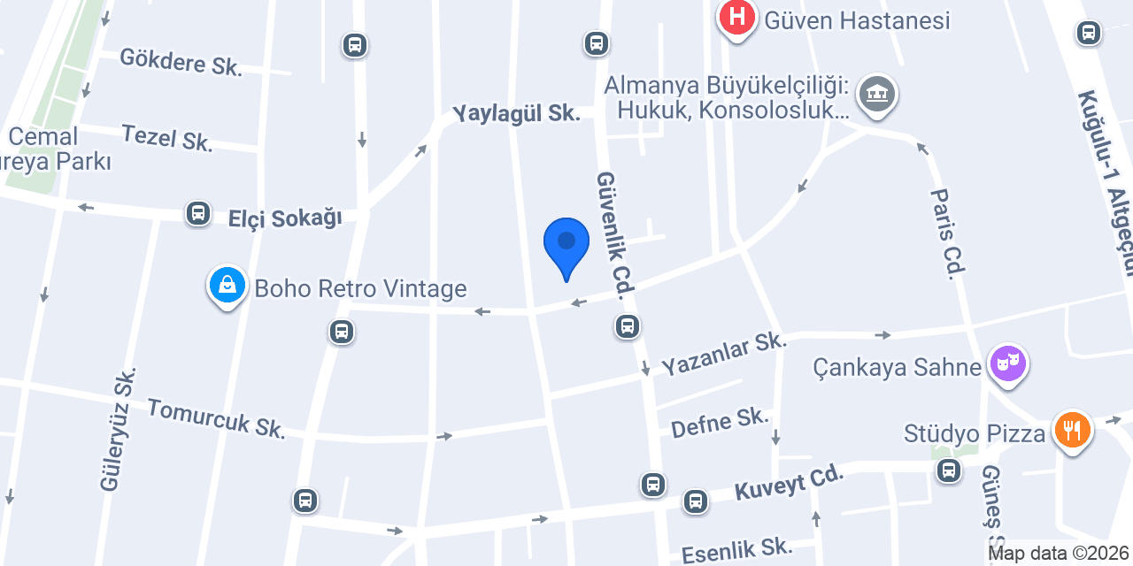 Gökhan Erkek Kuaförü konumu