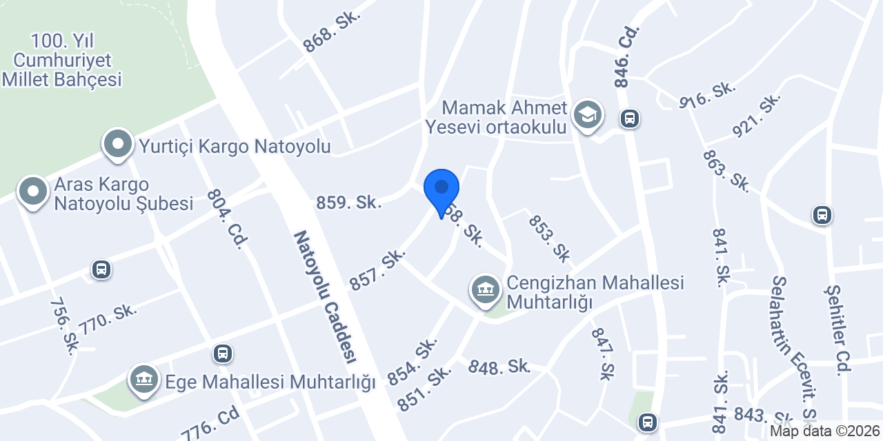 1000a İnşaat ve Yapı Malzemeleri – Gölbaşı / Ankara konumu