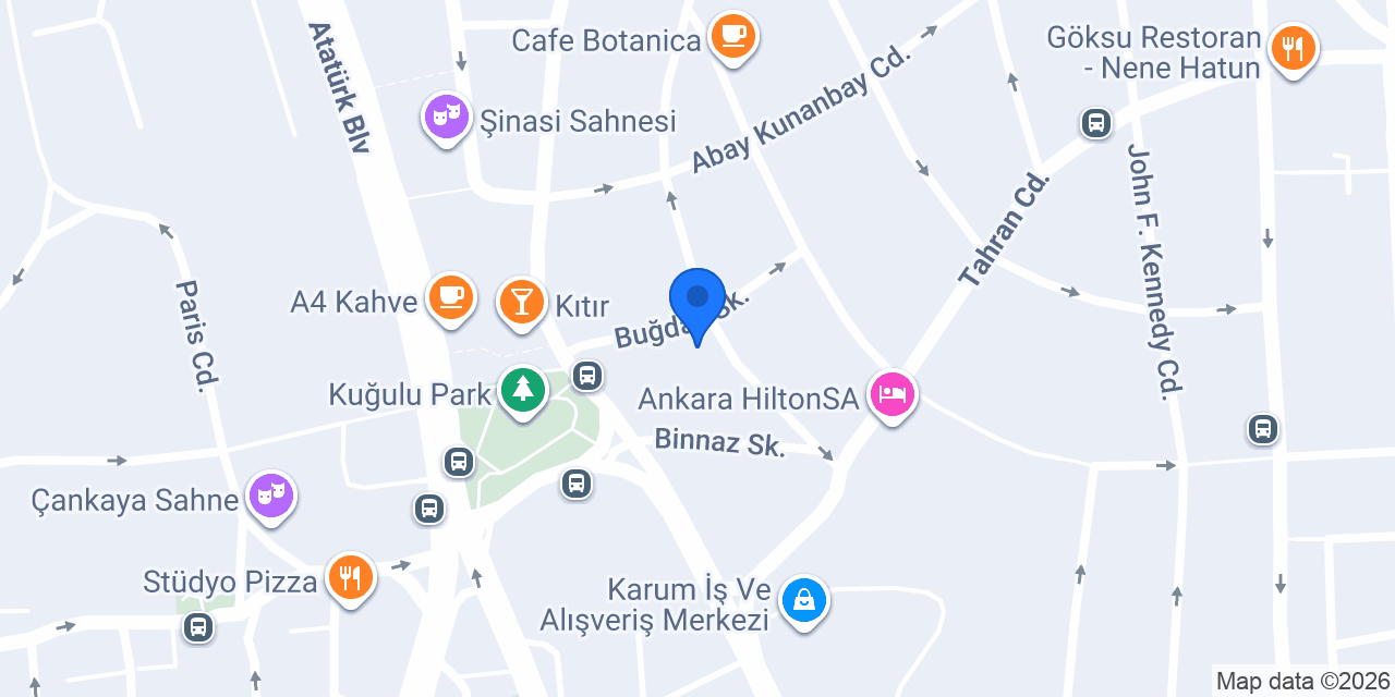 Occidental Ankara konumu