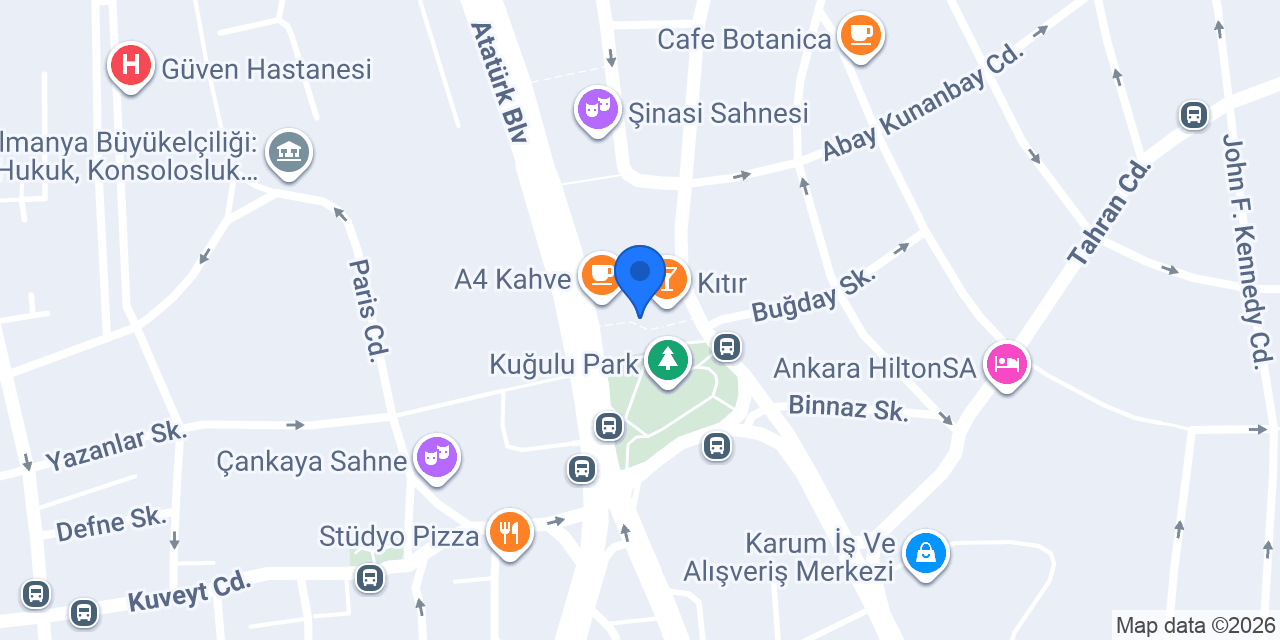 KIRPIK Cafe konumu