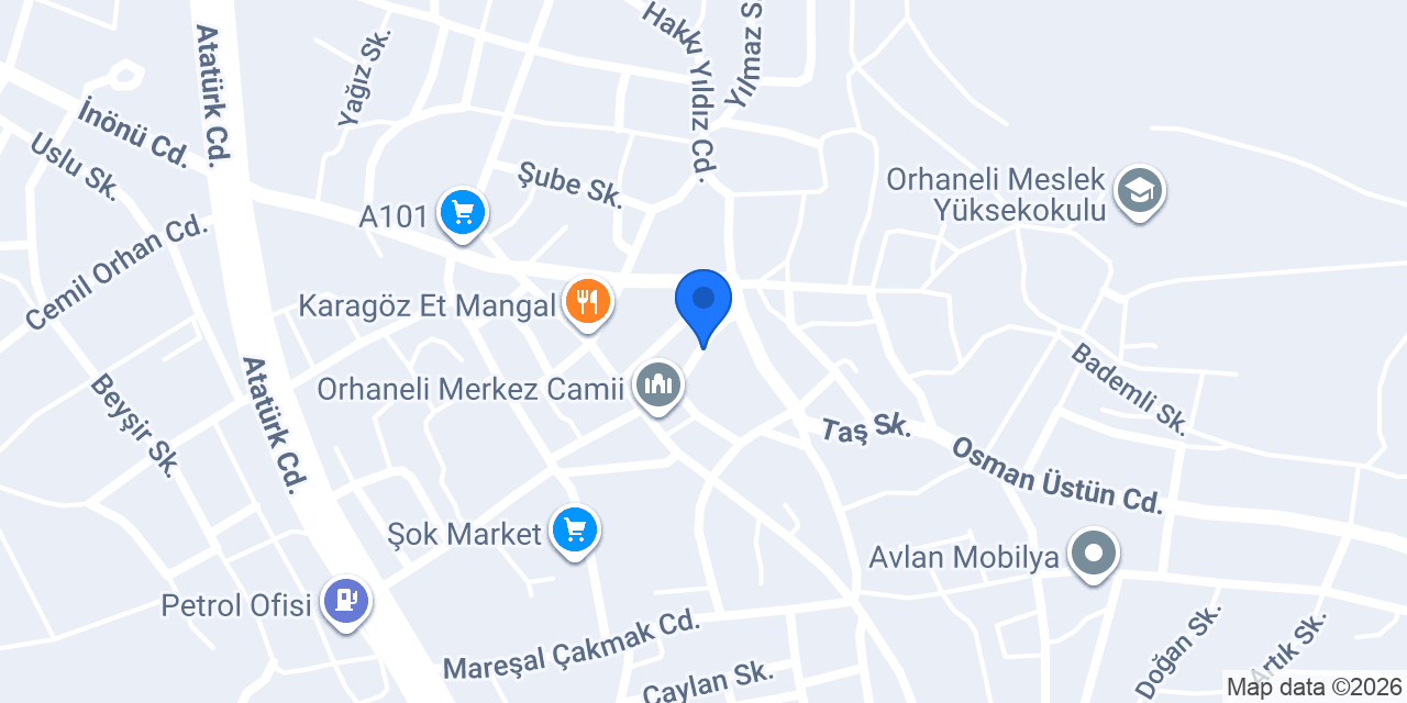 Hercan Sigorta Orhaneli konumu