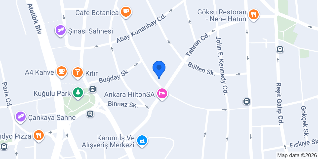 Özel Turkuaz Aile Danışma Merkezi konumu