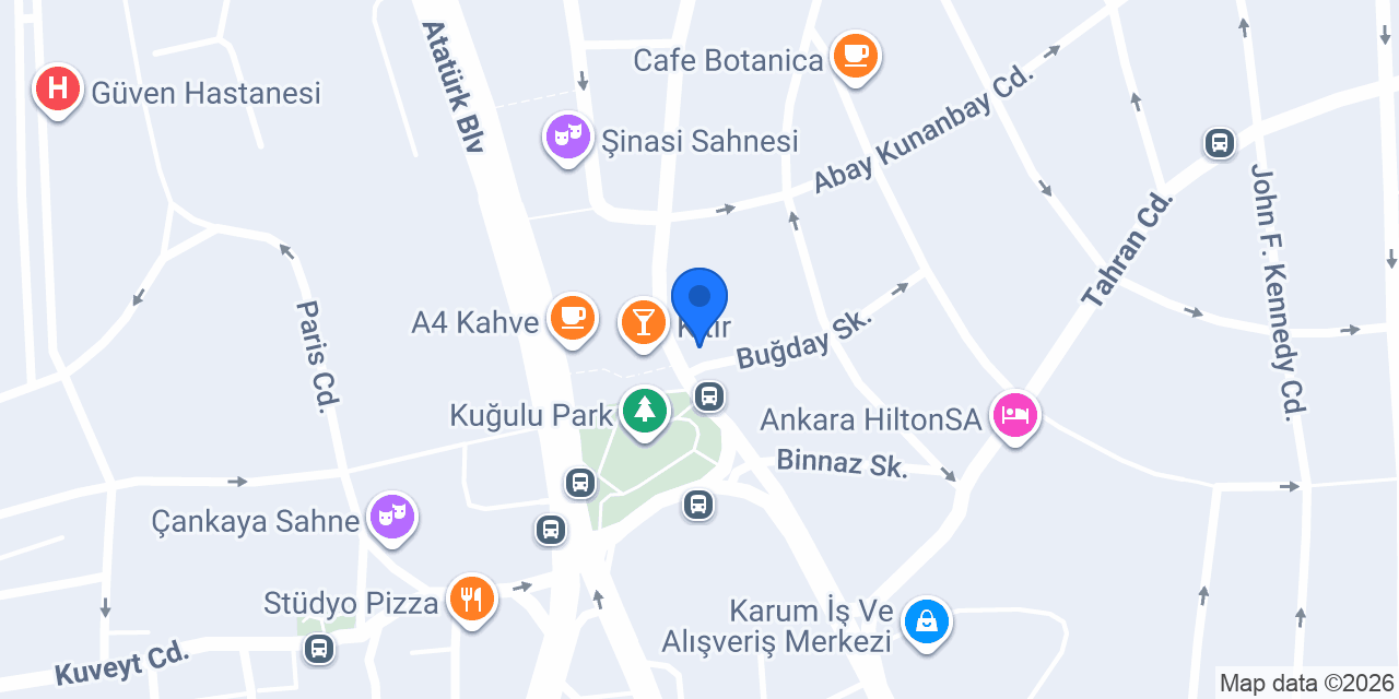 Endless Abroad Yurt Dışı Eğitim Ankara / Tunalı Şubesi konumu
