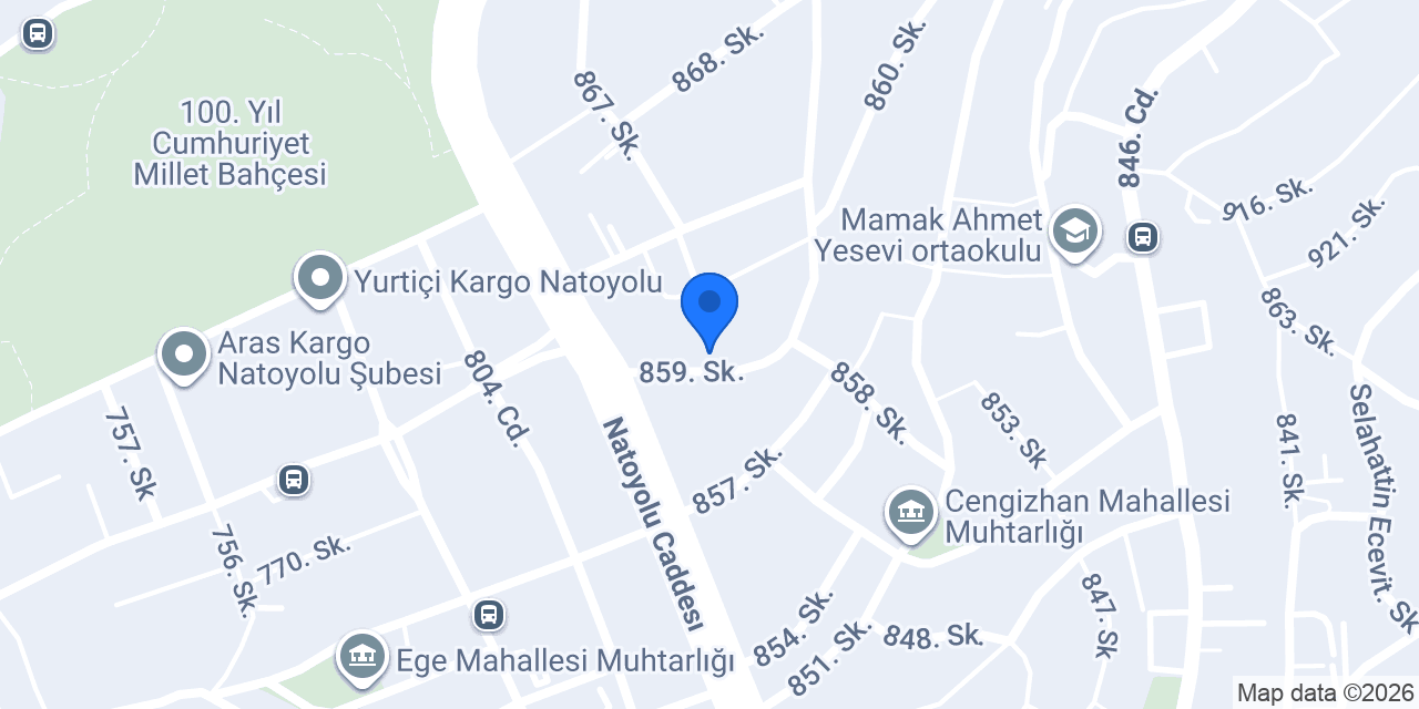 YETGİN KURU TEMİZLEME konumu