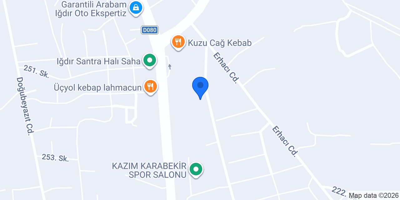 Onay Otomotiv konumu
