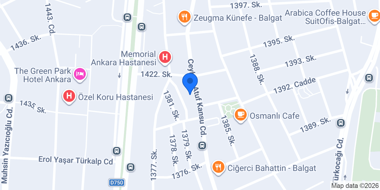 Brillant Balgat - Ozanlar Tekstil Tic. konumu