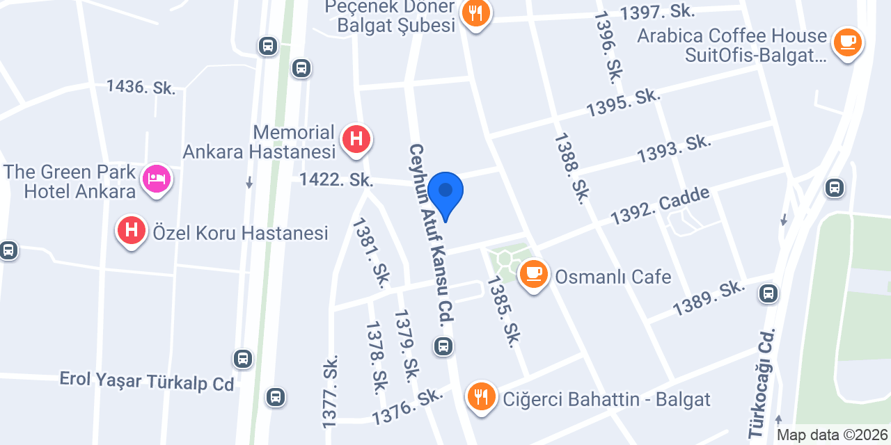 Azzana Kebap konumu