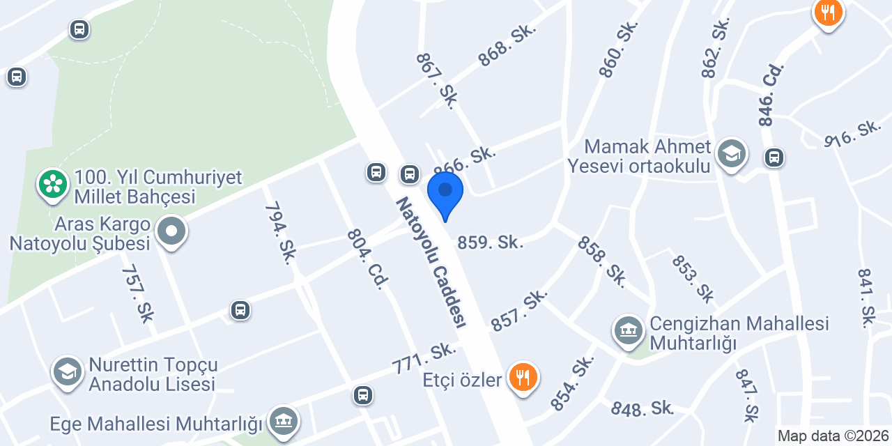 Çiçek Ticaret konumu