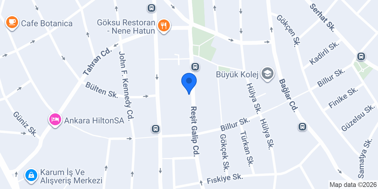 Özlü Oto Parça konumu