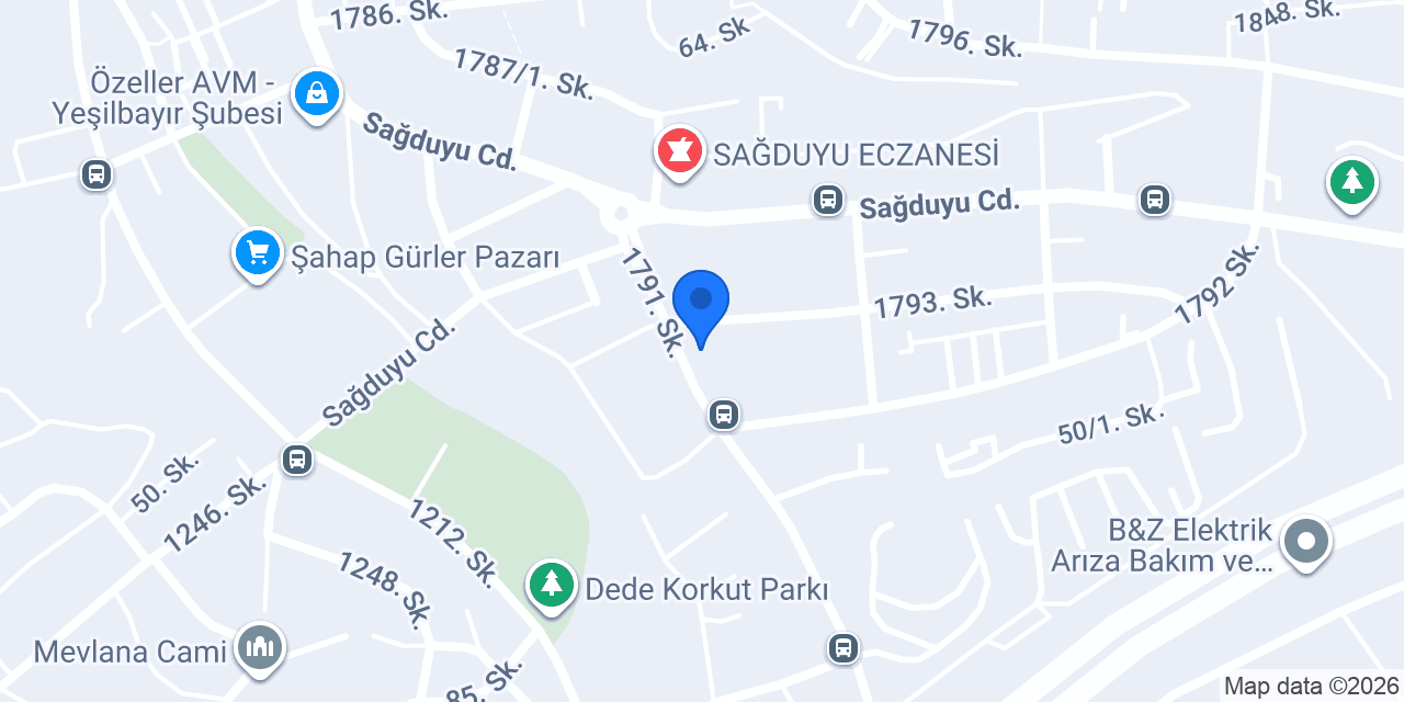 Candan Erkek Kuaförü konumu