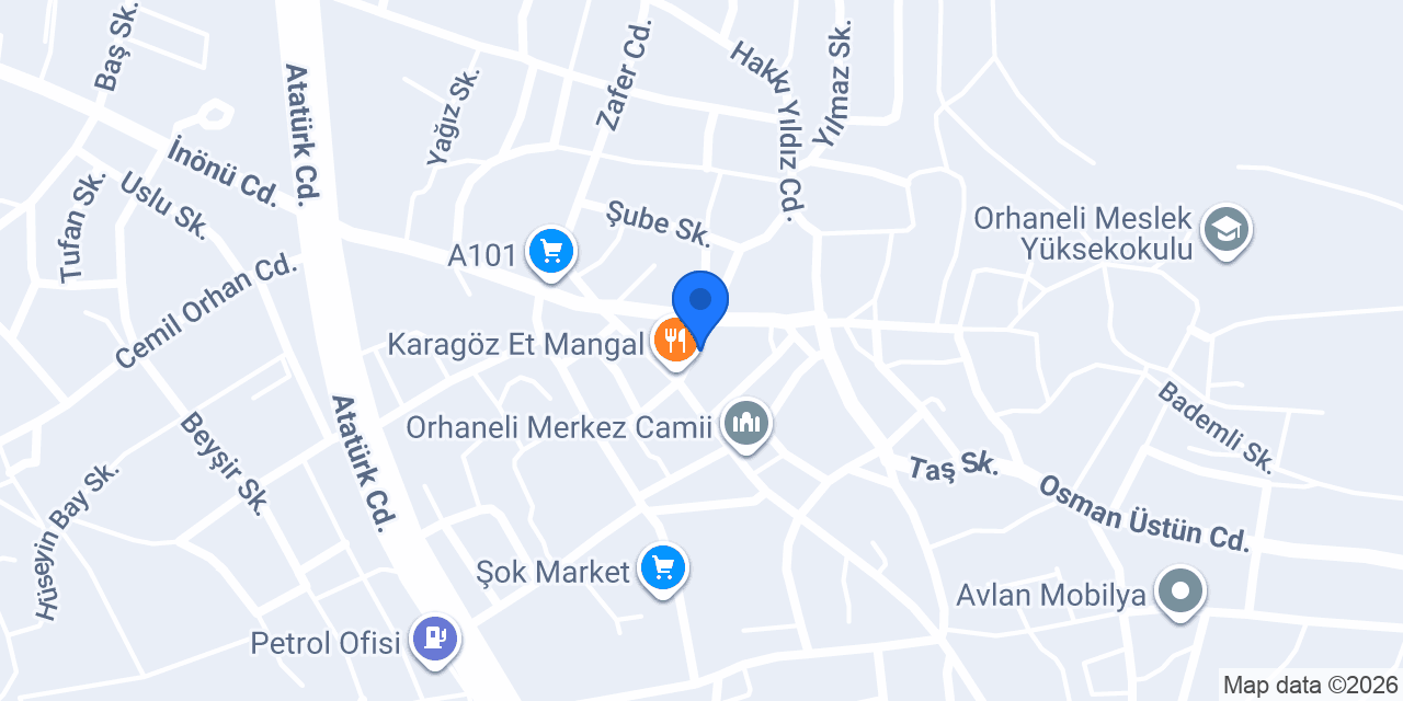 Orhaneli Noterliği konumu