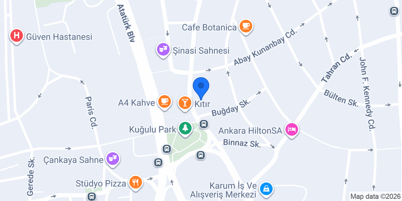 İlkim Ankara Spa ve Masaj salonu konumu