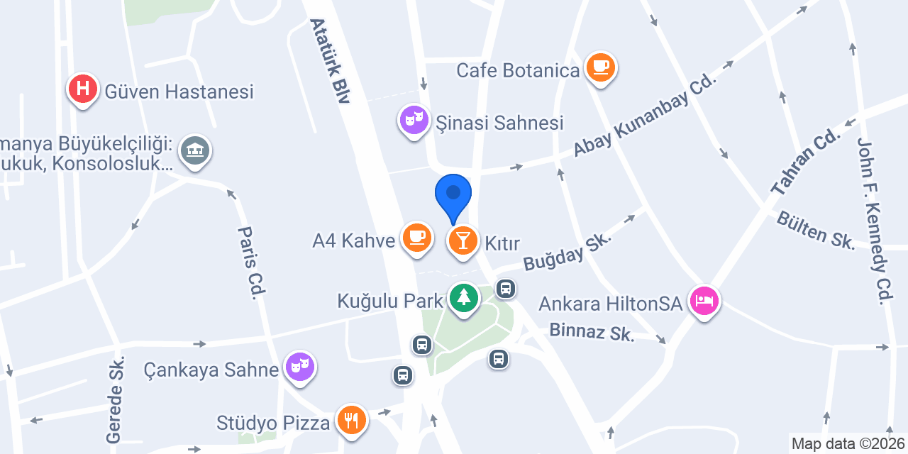 Doç. Dr. Ali Emrehan Tüzün konumu