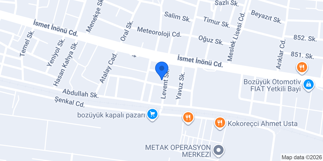 Ünaldi Egzoz Servisi konumu