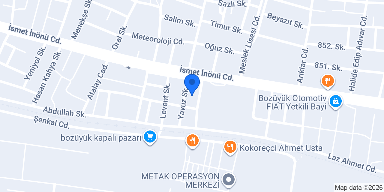 Çelik Motor konumu