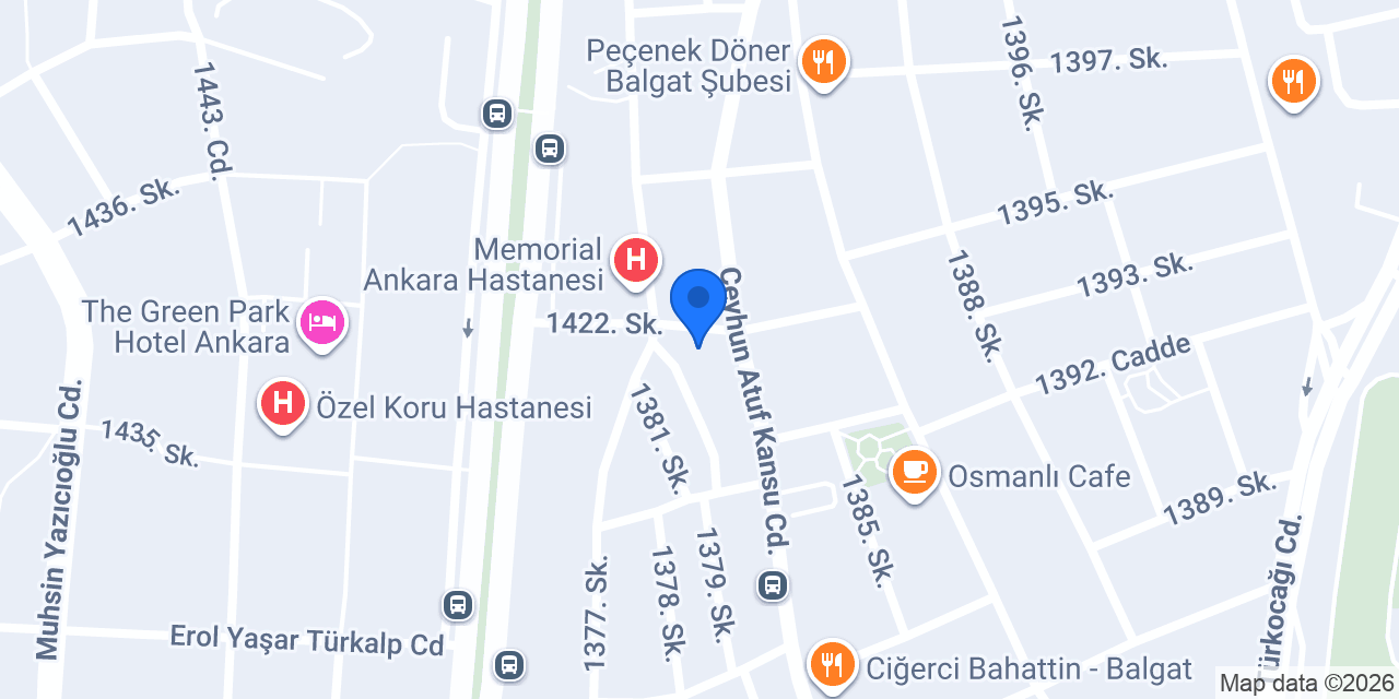 Balgat Seviye VİP Kurs konumu