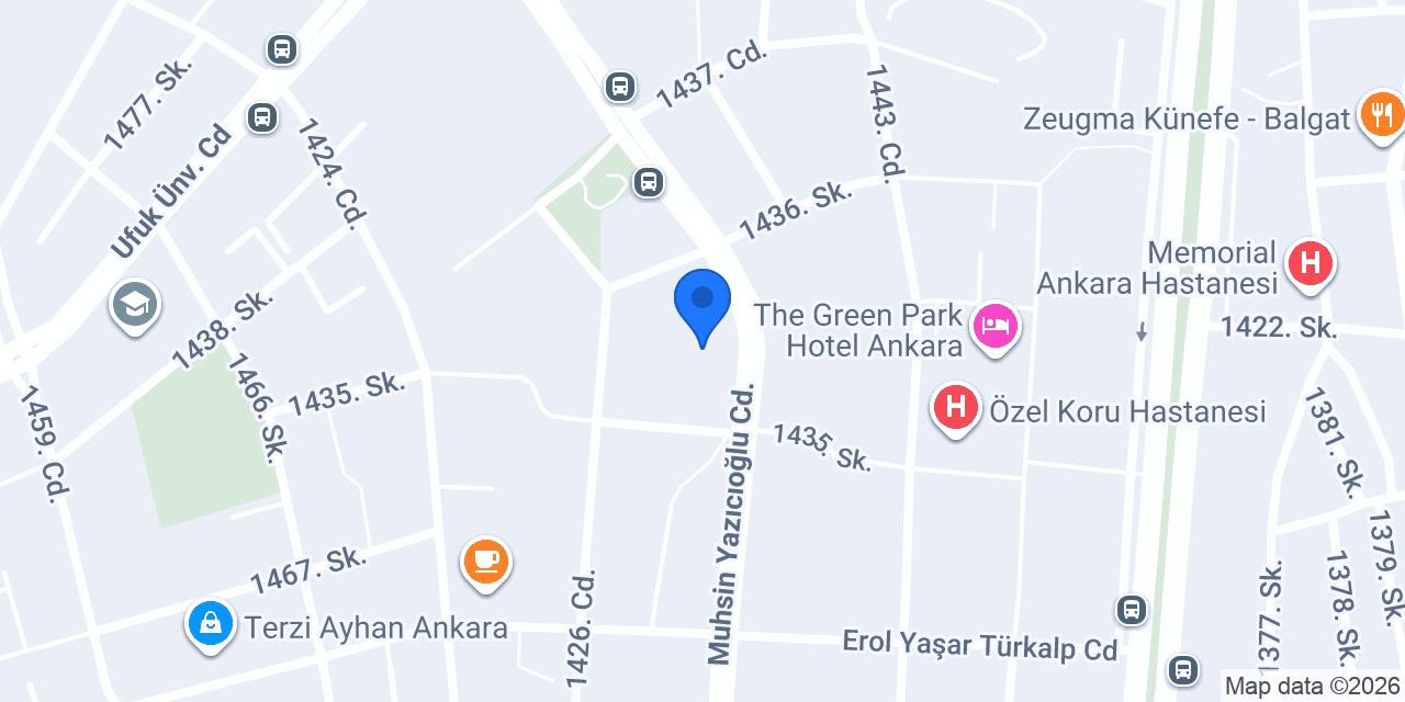 Çukurambar Bitki Evi konumu