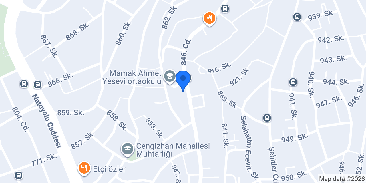 Birtek Teknik Servis konumu