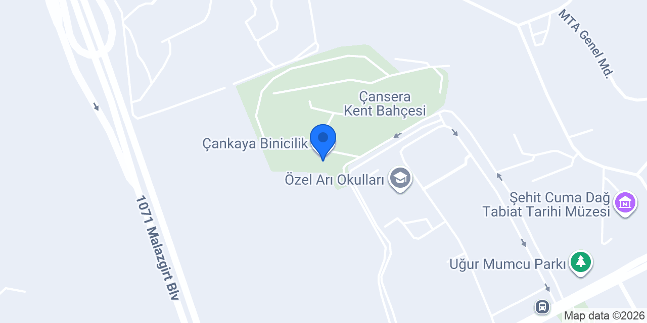 Çankaya Binicilik konumu