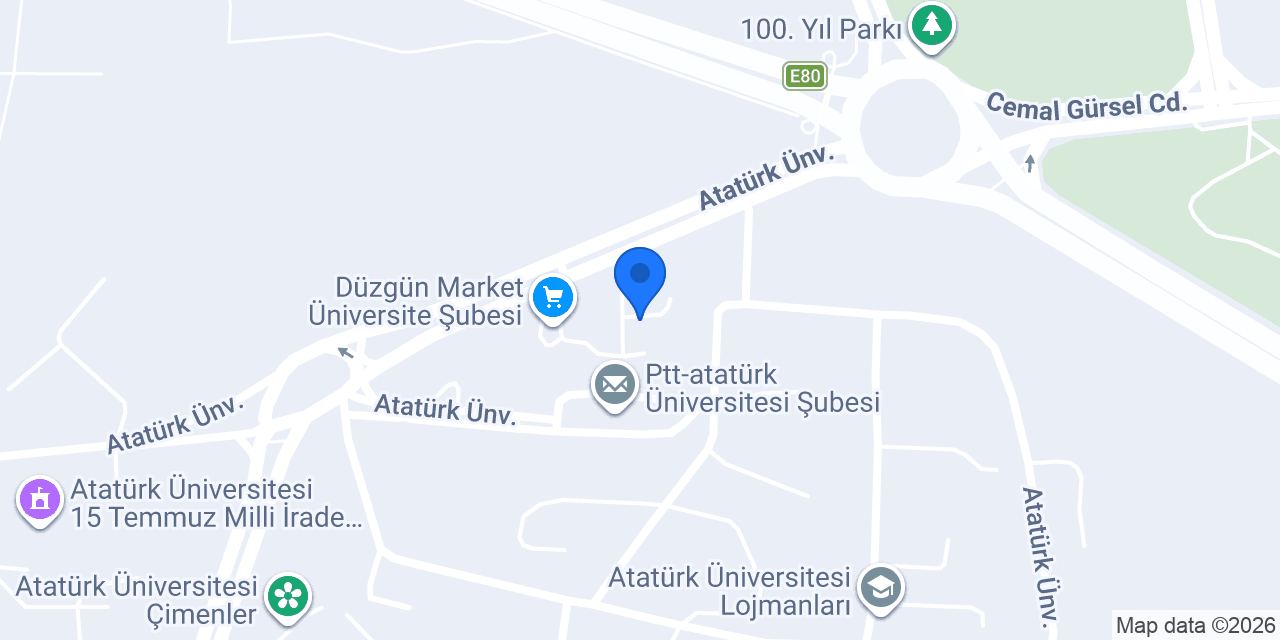 Üniversite Mahallesi konumu