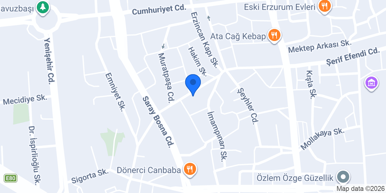 SMMM ERKAN ŞEREFOĞLU konumu