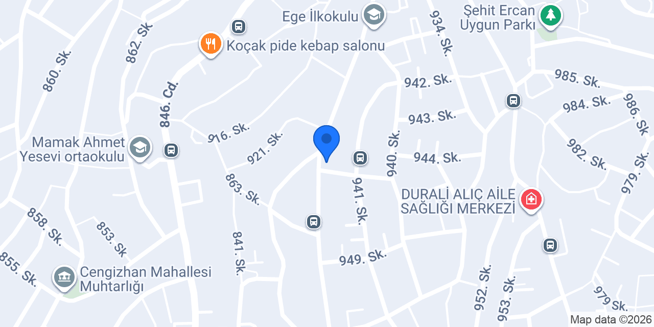 Seç Market Şehitler Caddesi konumu