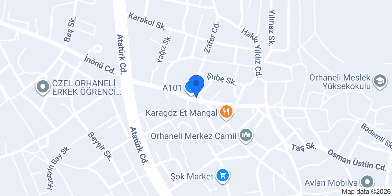 EVREN OPTİK (( orhaneli şb)) konumu