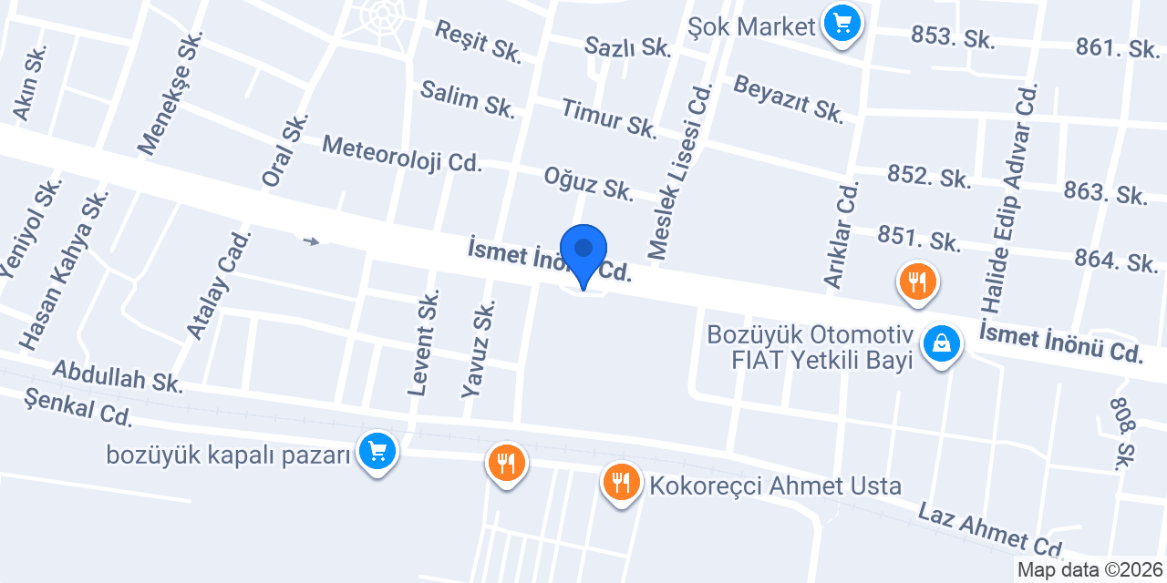 Petrol Ofisi konumu