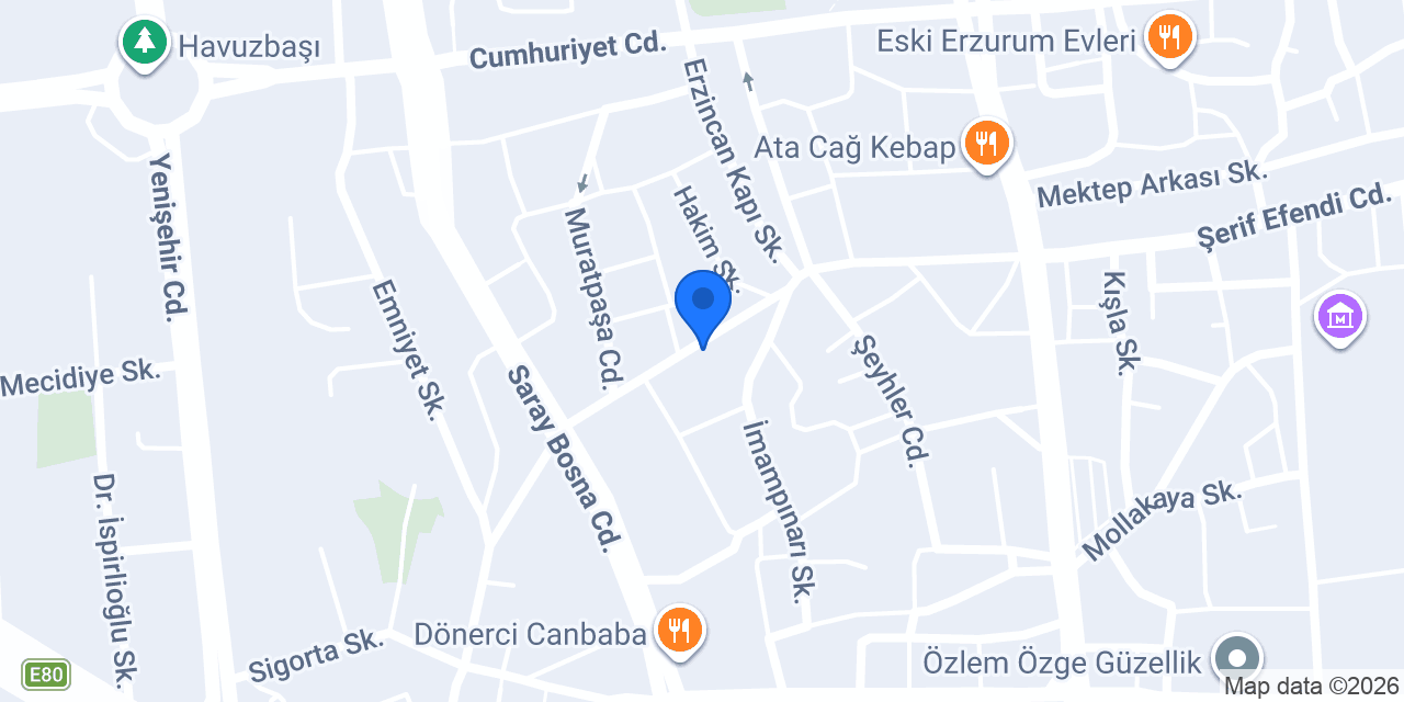 Bombus Sınav Merkezi konumu