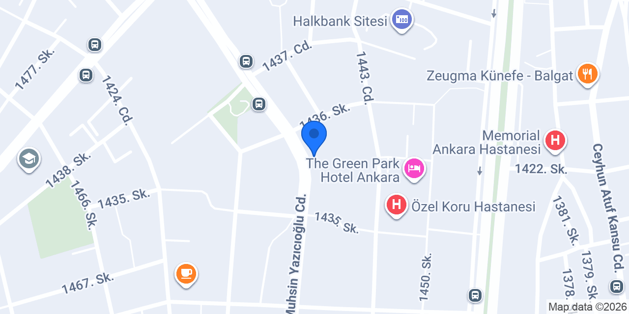 Ziverbey Kebap Çukurambar konumu
