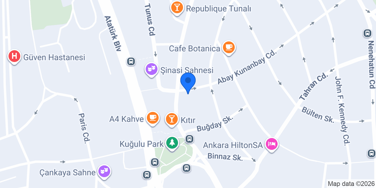 Kavaklıdere Taksi konumu