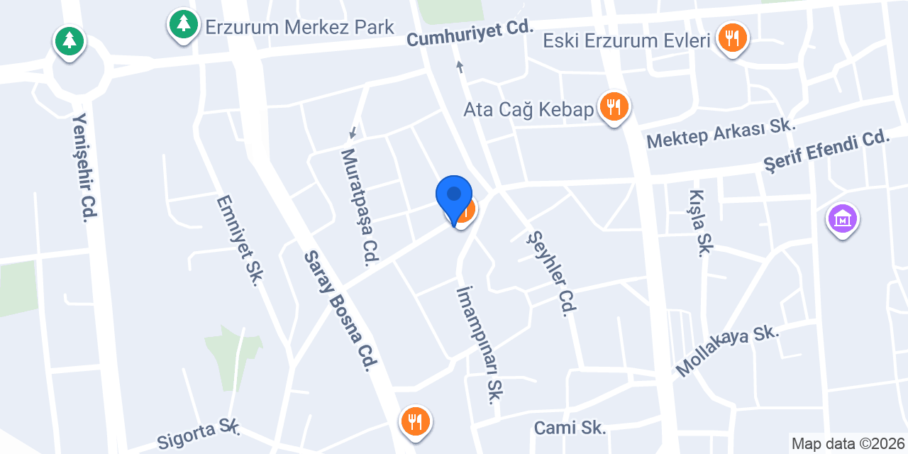 Kral Otel konumu