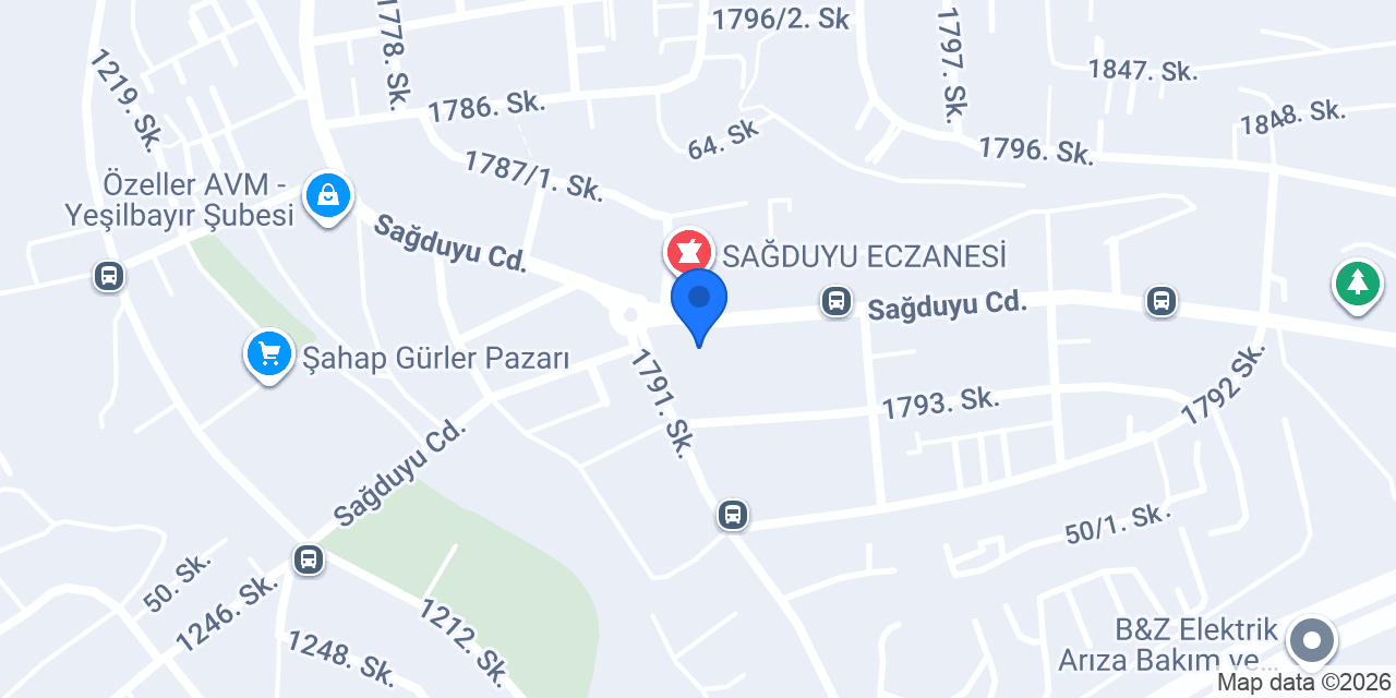 MAMAK İNCİ ANAOKULU konumu