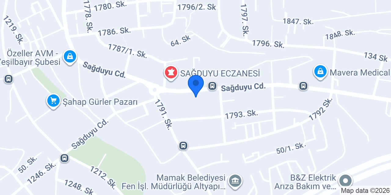 Yazar İnşaat konumu
