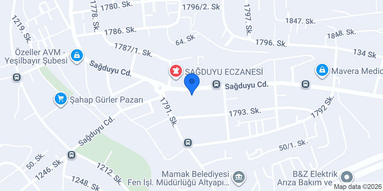 ÖZTÜRK ECZANESİ konumu