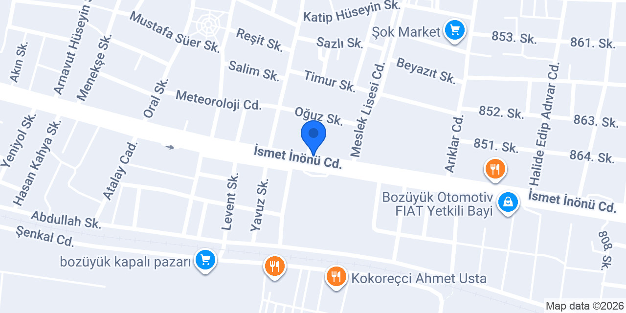 Taşkın Otel konumu