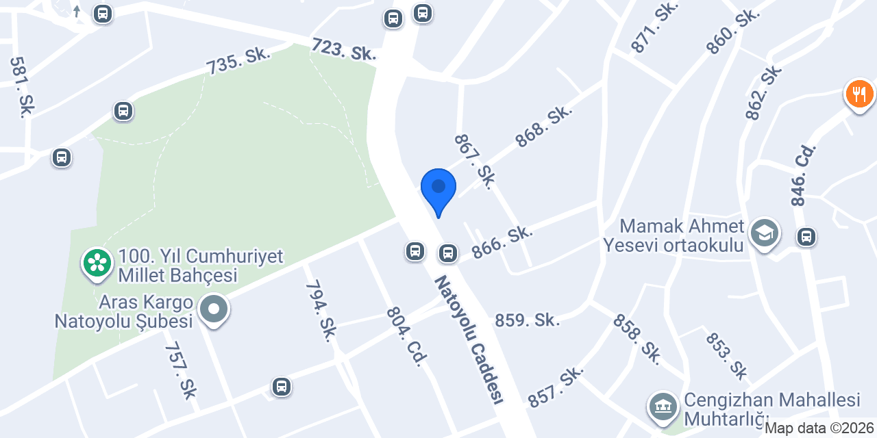 AORT VETERİNER KLİNİĞİ konumu